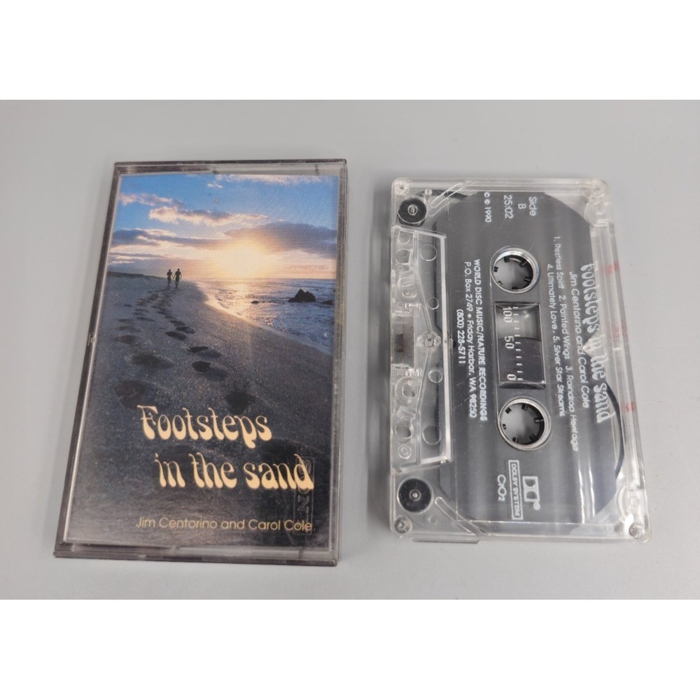 Jim Centorino And Carol Cole - Footsteps In The Sand - Cassette Tape